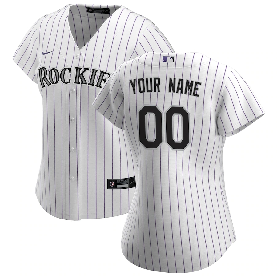 gogoalshop | 2020 Women's Colorado Rockies Home Custom Jersey Nike