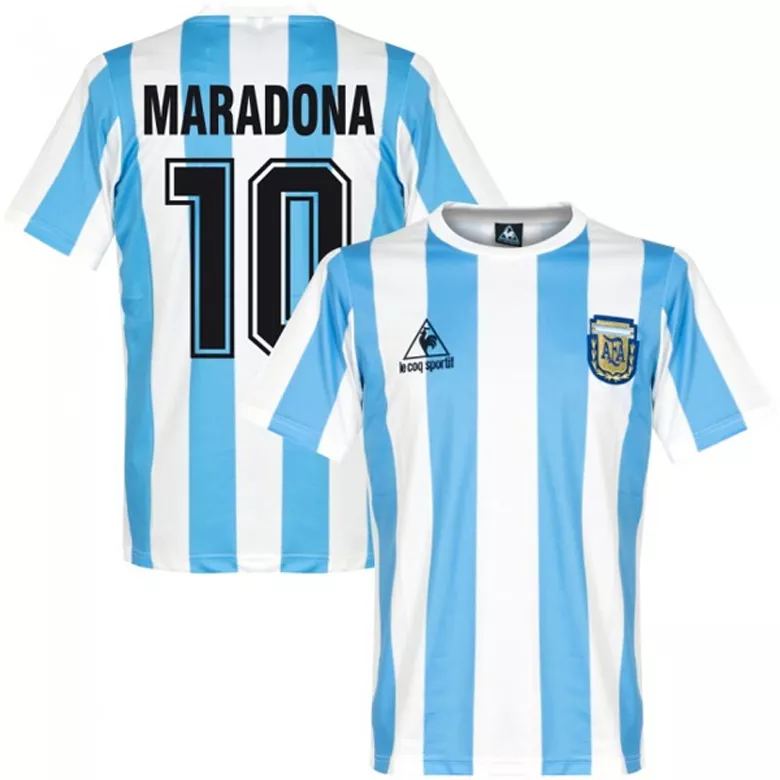 Retro MARADONA #10 Argentina Home Jersey 1986 - gogoalshop
