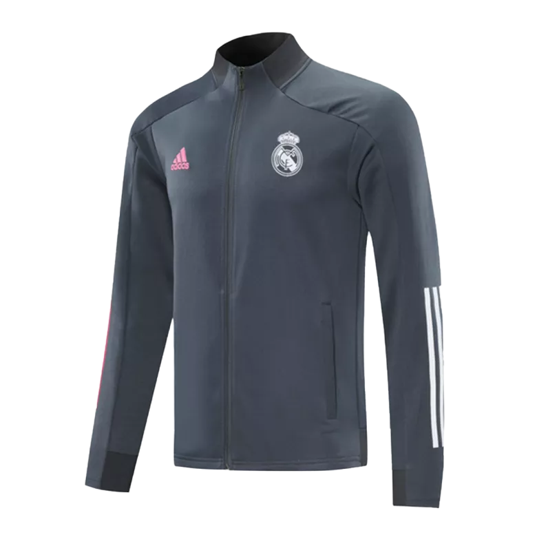 Real Madrid Track Jacket 2020/21 - Gray - gogoalshop