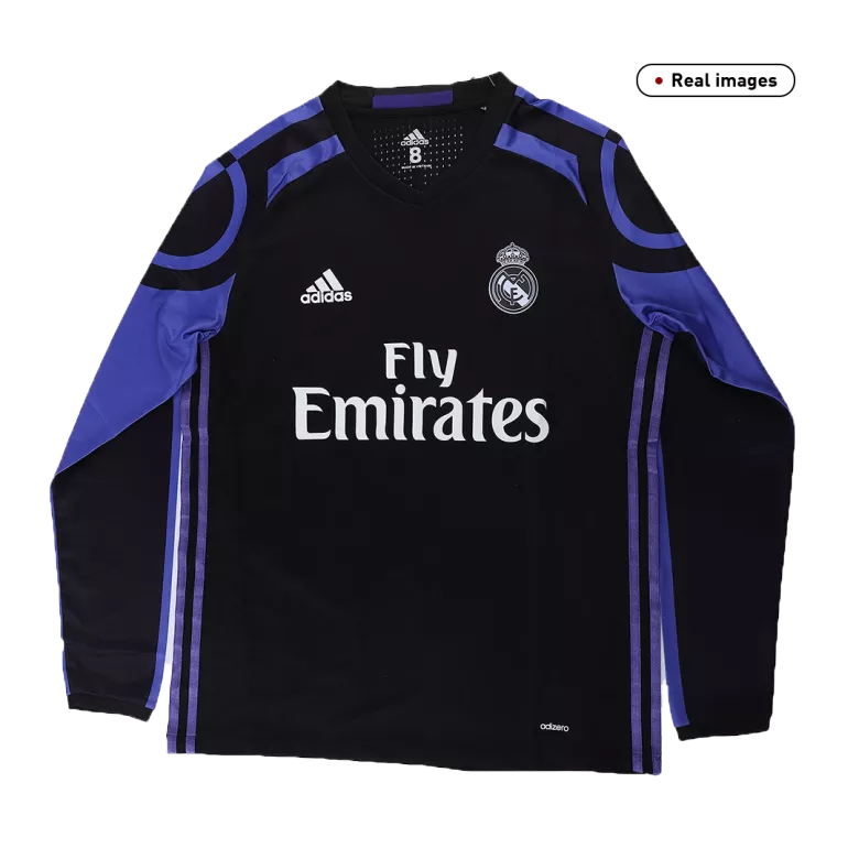 Vintage Soccer Jersey Real Madrid Third Away Long Sleeve 2016/17 - gogoalshop