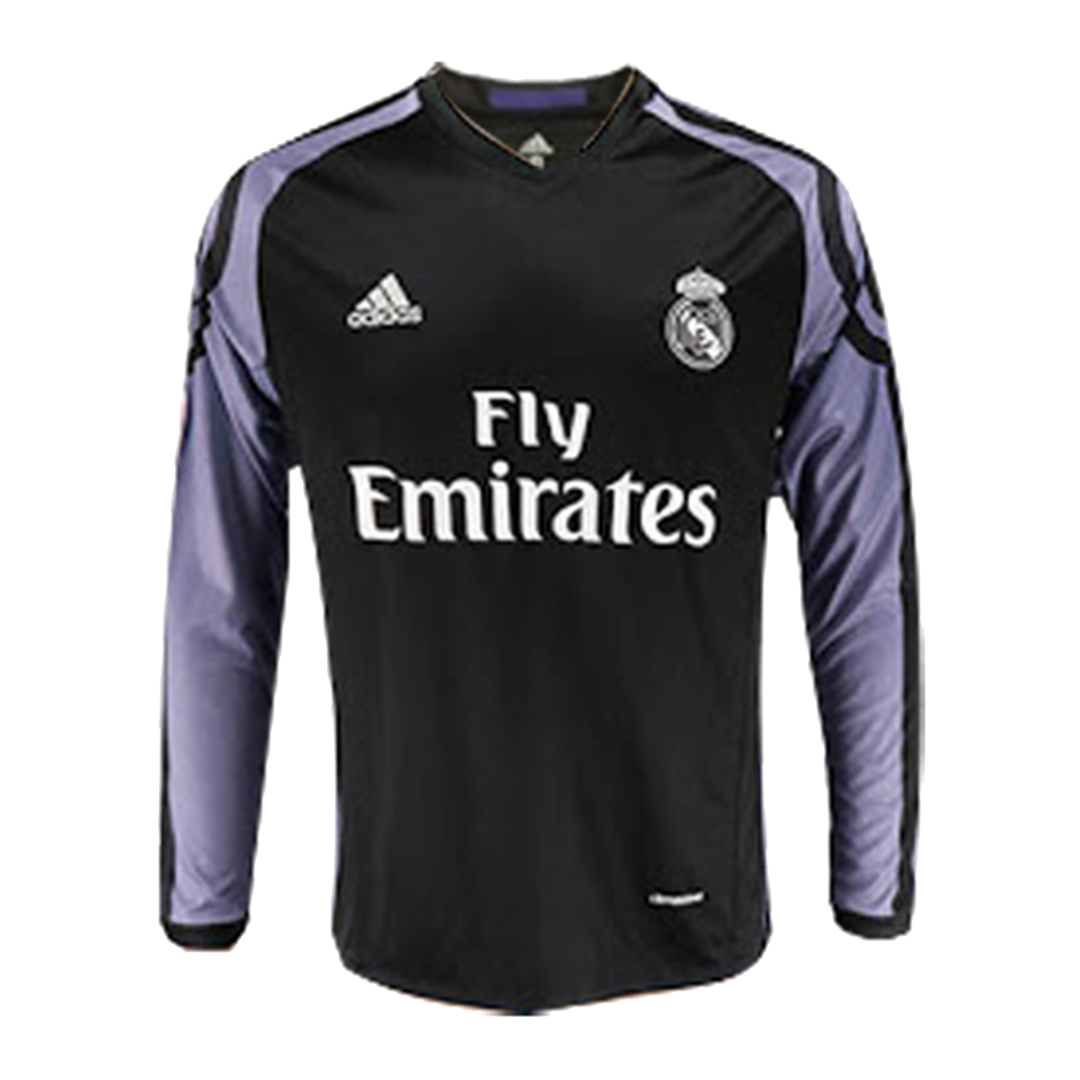 Retro Real Madrid Third Away Long Sleeve Jersey 2016/17 By Adidas ...