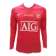 Retro Manchester United Home Champion League Long Sleeves Jersey 2007-08 By Adidas - gogoalshop