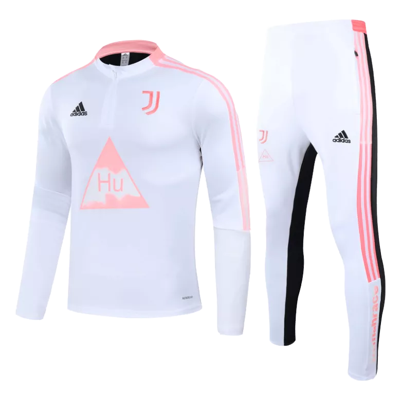 Juventus 1/4 Zip Tracksuit Pink&White - gogoalshop