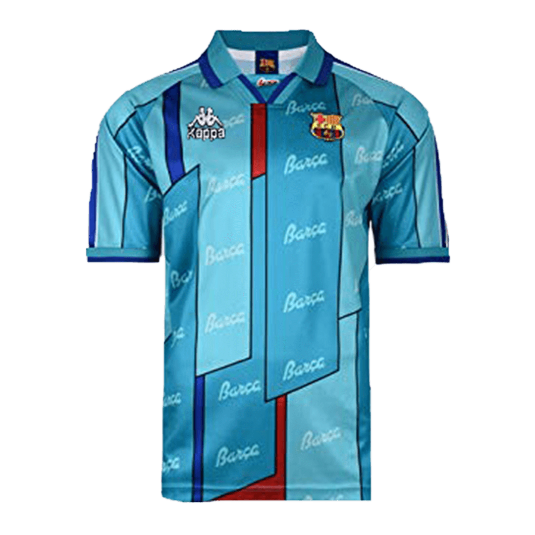 Vintage Soccer Jersey Barcelona Away 1996/97 | Gogoalshop