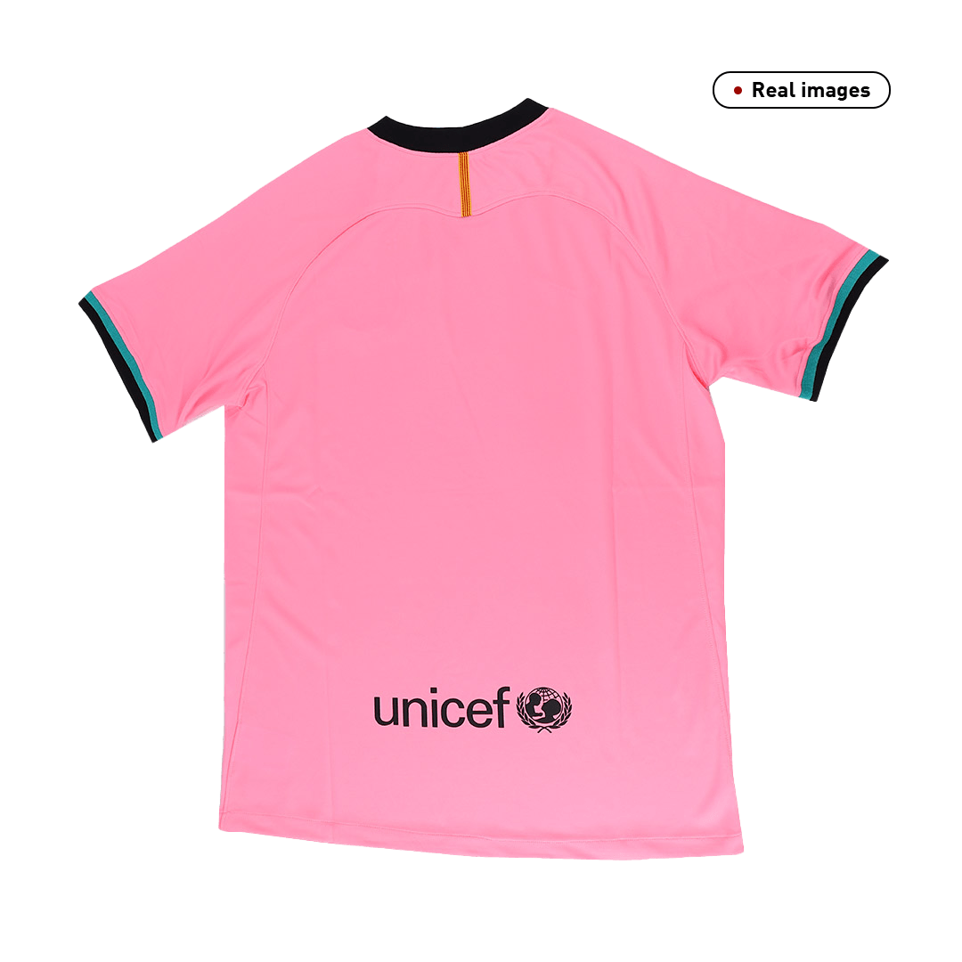 gogoalshop | 20/21 Barcelona Third Away Jersey Pink Soccer Jerseys