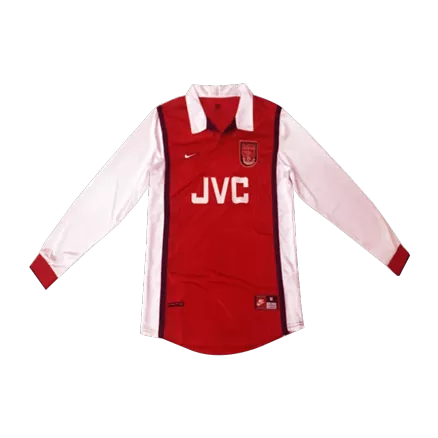 Retro Arsenal Home Long Sleeve Jersey 1998/99 By Nike - gogoalshop