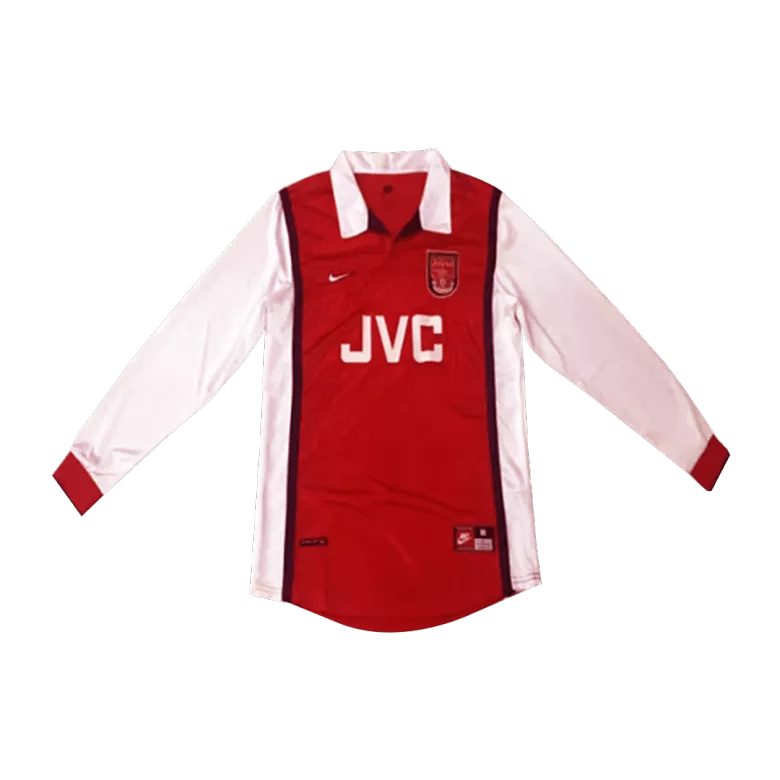 Vintage Soccer Jersey Arsenal Home Long Sleeve 1998/99 - gogoalshop