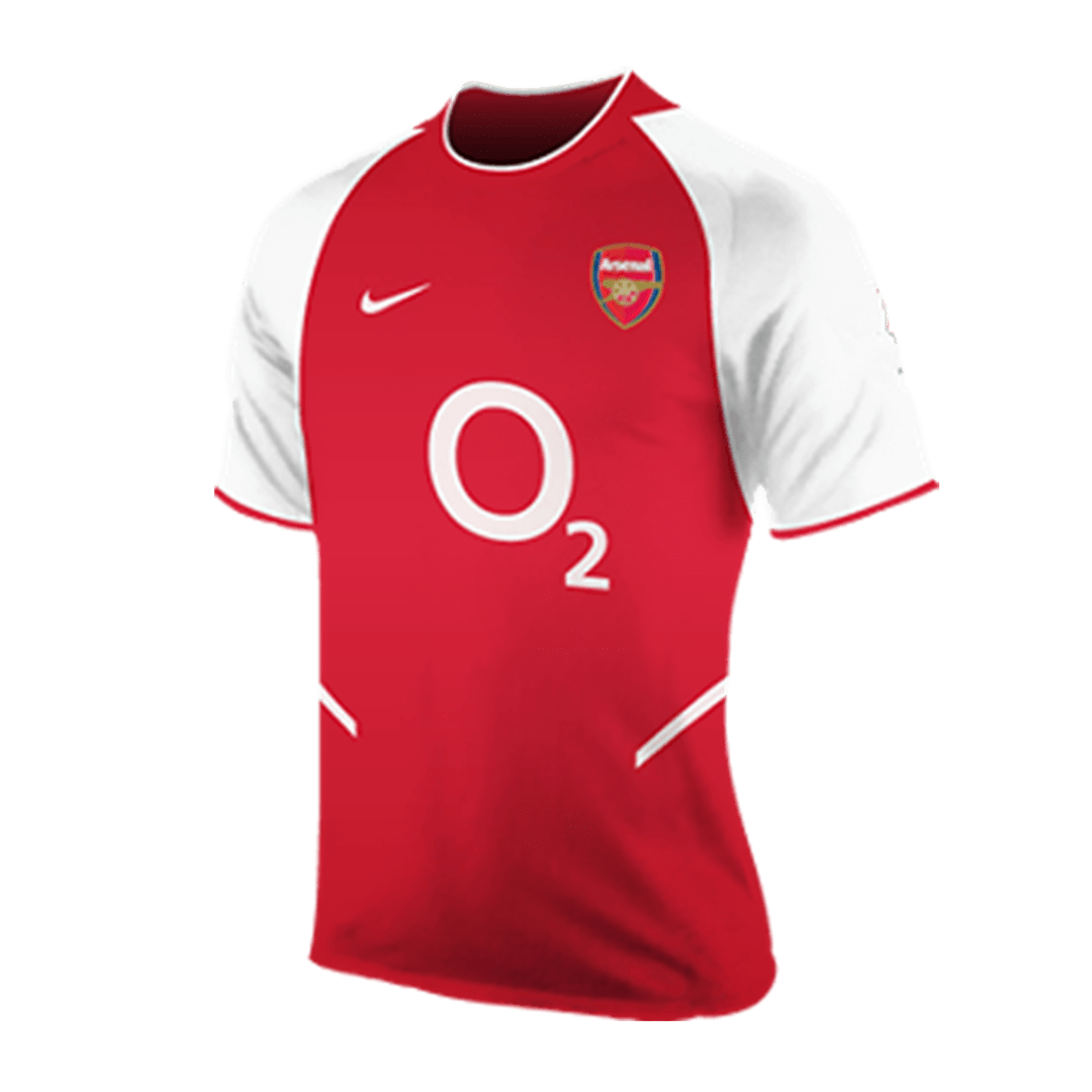 Arsenal Retro Home Long Sleeve Soccer Jerseys Mens Football Shirts Uniforms  2000