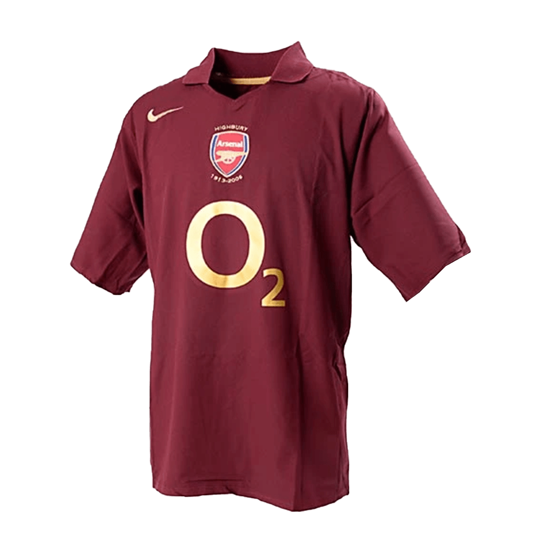 Vintage Soccer Jersey Arsenal Home 2005/06 | Gogoalshop