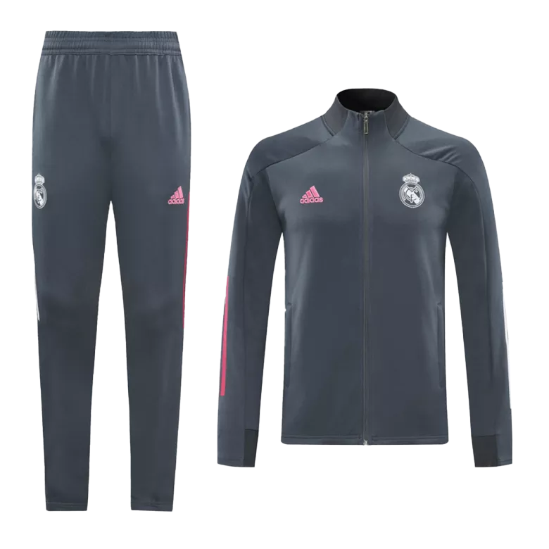 Real Madrid Jacket Tracksuit 2020/21 Gray - gogoalshop