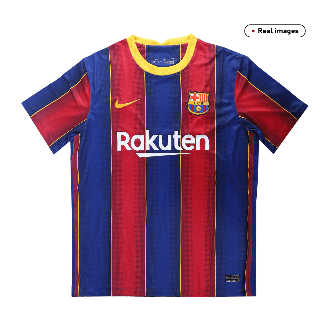 20/21 Barcelona Home Lionel Messi 10 Soccer JerseyBlue