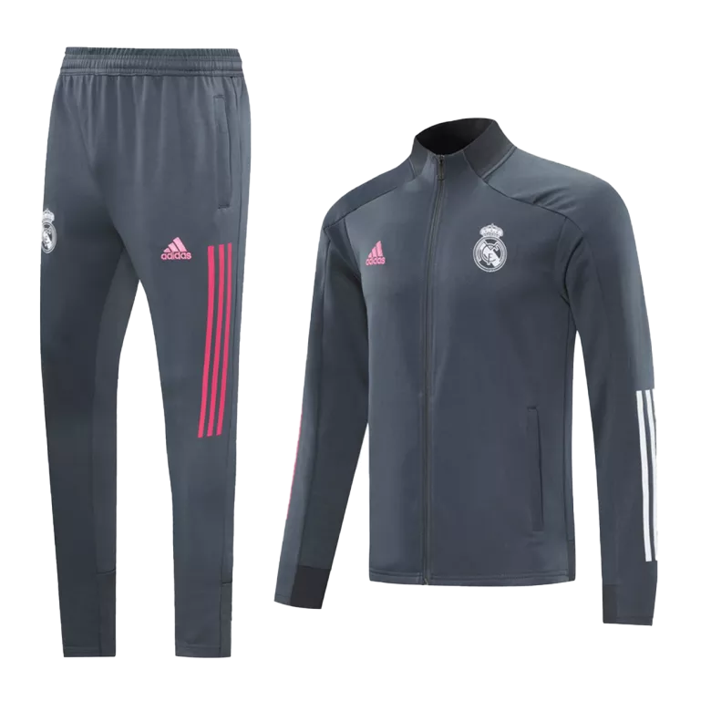 Real Madrid Jacket Tracksuit 2020/21 Gray - gogoalshop