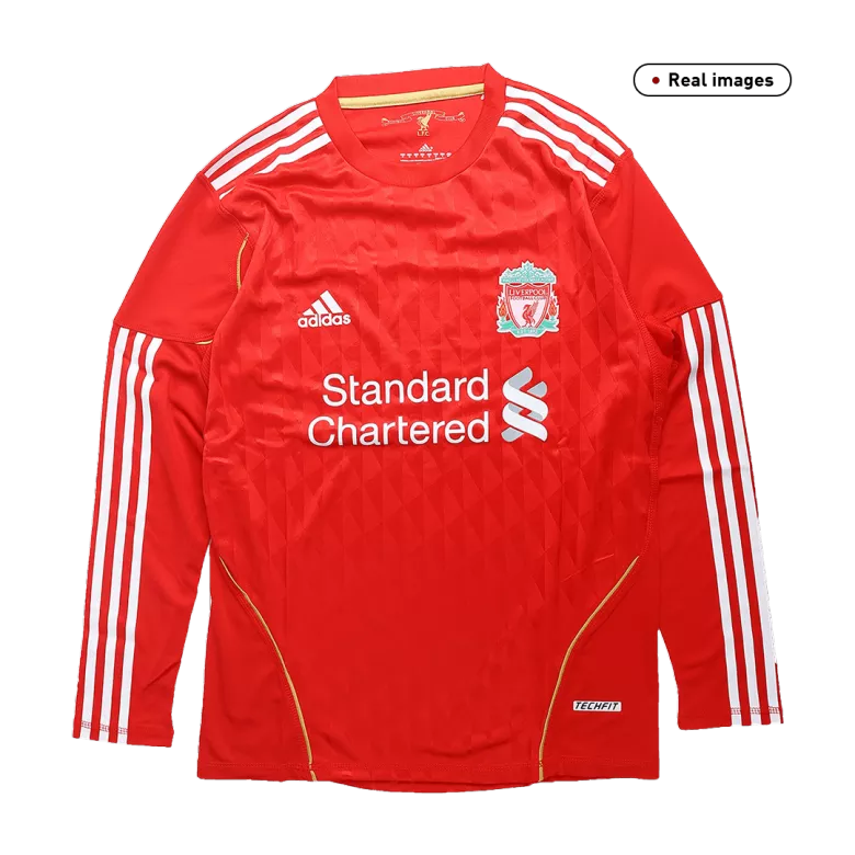 Vintage Soccer Jersey Liverpool Home Long Sleeve 2011/12 - gogoalshop