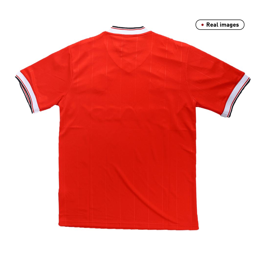 No 7 Manchester United 1982-1984 Away League Football Nameset for shirt 