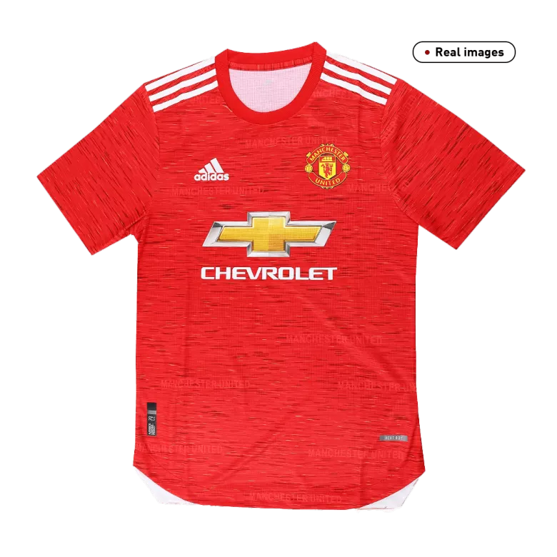 Manchester United Home Authentic Soccer Jersey 2020/21 - gogoalshop