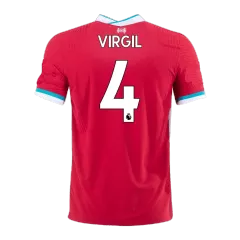 Virgil Van Dijk #4 Liverpool Home Jersey 2020/21 By Nike - gogoalshop