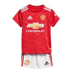 Manchester United Home Kit 2020/21 By Adidas Kids - gogoalshop