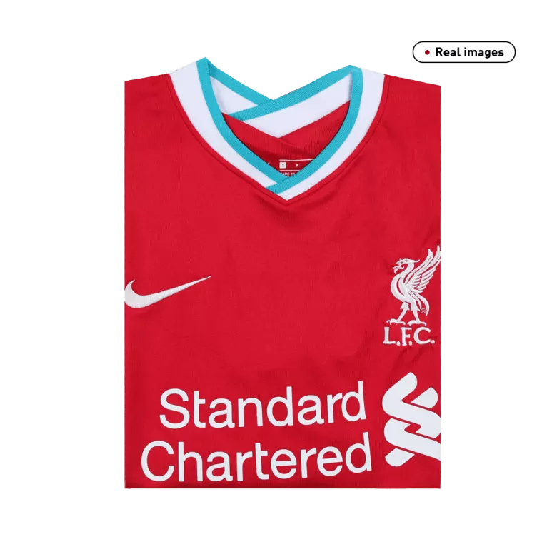Virgil Van Dijk #4 Liverpool Home Soccer Jersey 2020/21 - gogoalshop