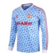 Retro Manchester United Away Long Sleeve Jersey 1990/92 By Adidas - gogoalshop