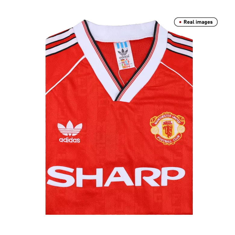 Vintage Soccer Jersey Manchester United Home 1988/90 - gogoalshop