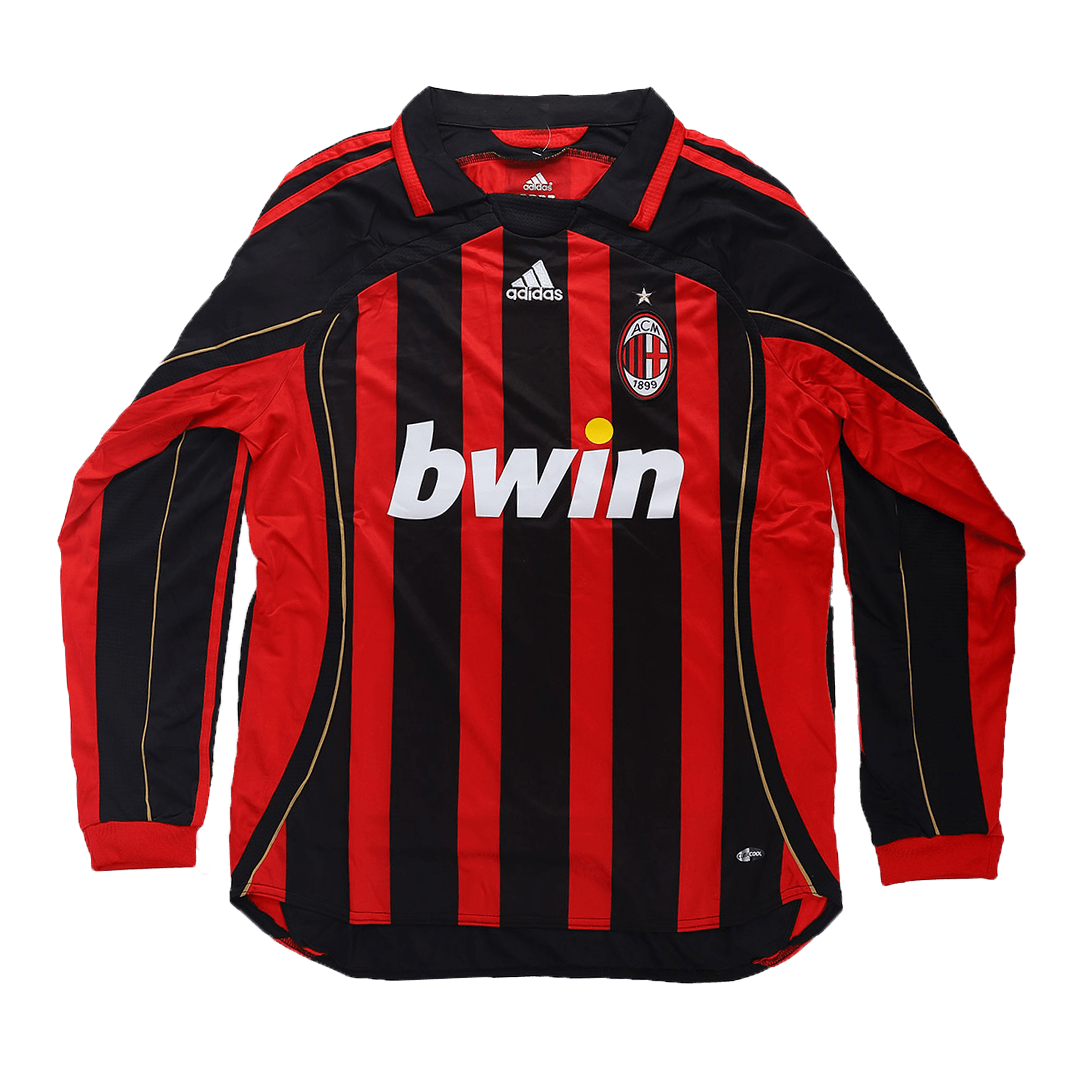 AC Milan No7 S.Castillejo Home Long Sleeves Soccer Club Jersey