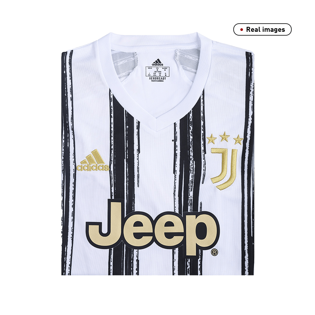 20/21 Juventus Home Jersey Black&White Soccer Jerseys