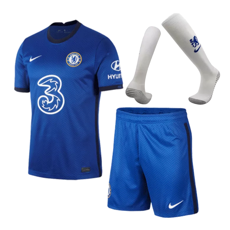 Chelsea Home Kids Soccer Jerseys Kit 2020/21 - gogoalshop