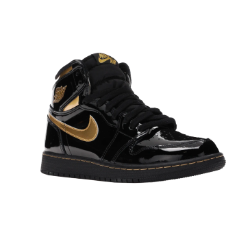 Sneakers By Nike Air Jordan 1 Retro High Black Metallic Gold