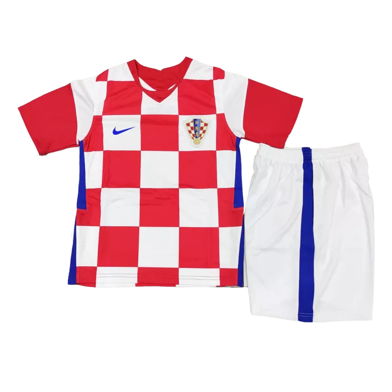 Croatia Home Kids Soccer Jerseys Kit 2021 - gogoalshop
