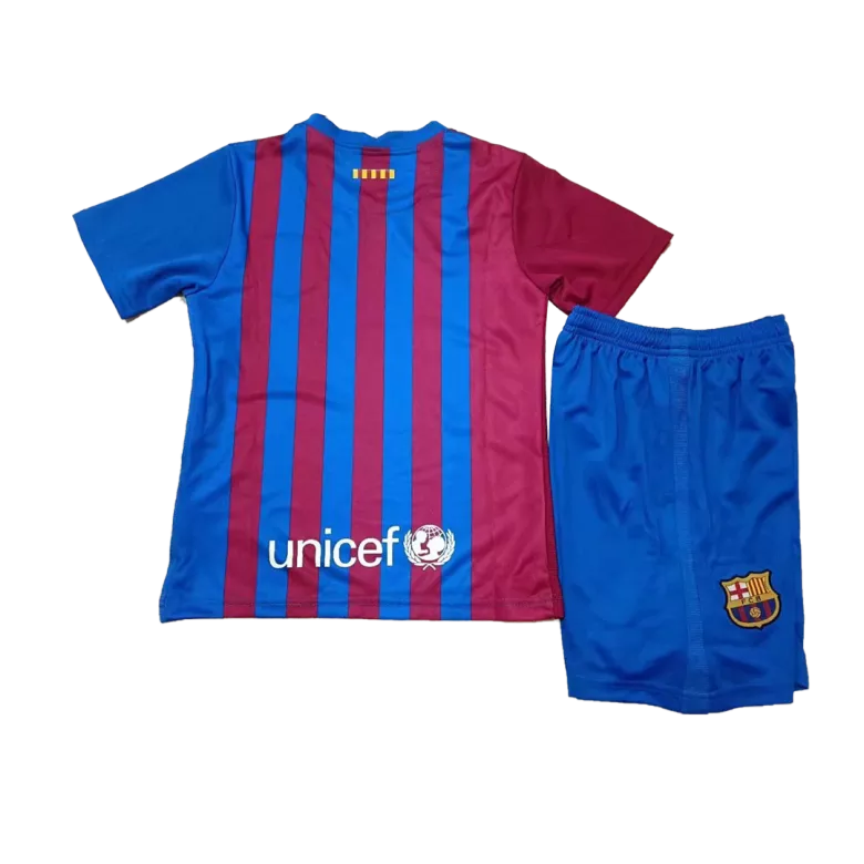Barcelona Home Kids Soccer Jerseys Kit 2021/22 - gogoalshop