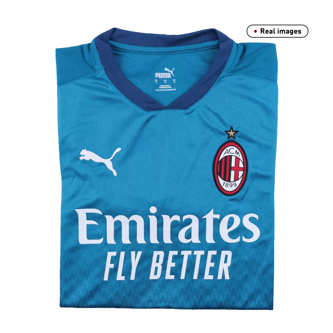 Puma AC Milan 2020/21 Mens Blue Football Jacket main image 1