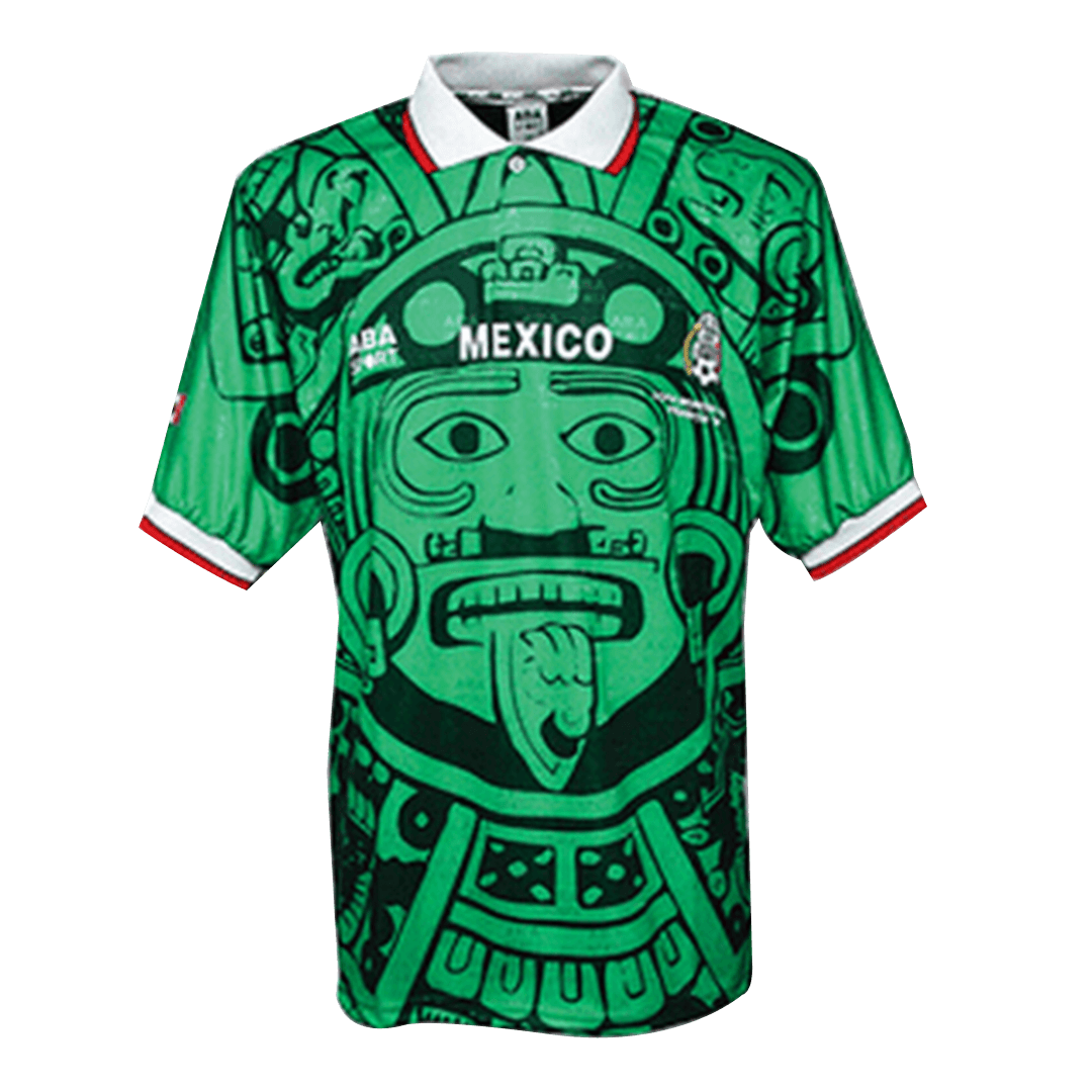 Mexico Vintage Soccer Jerseys Home Kit 1998 | Gogoalshop