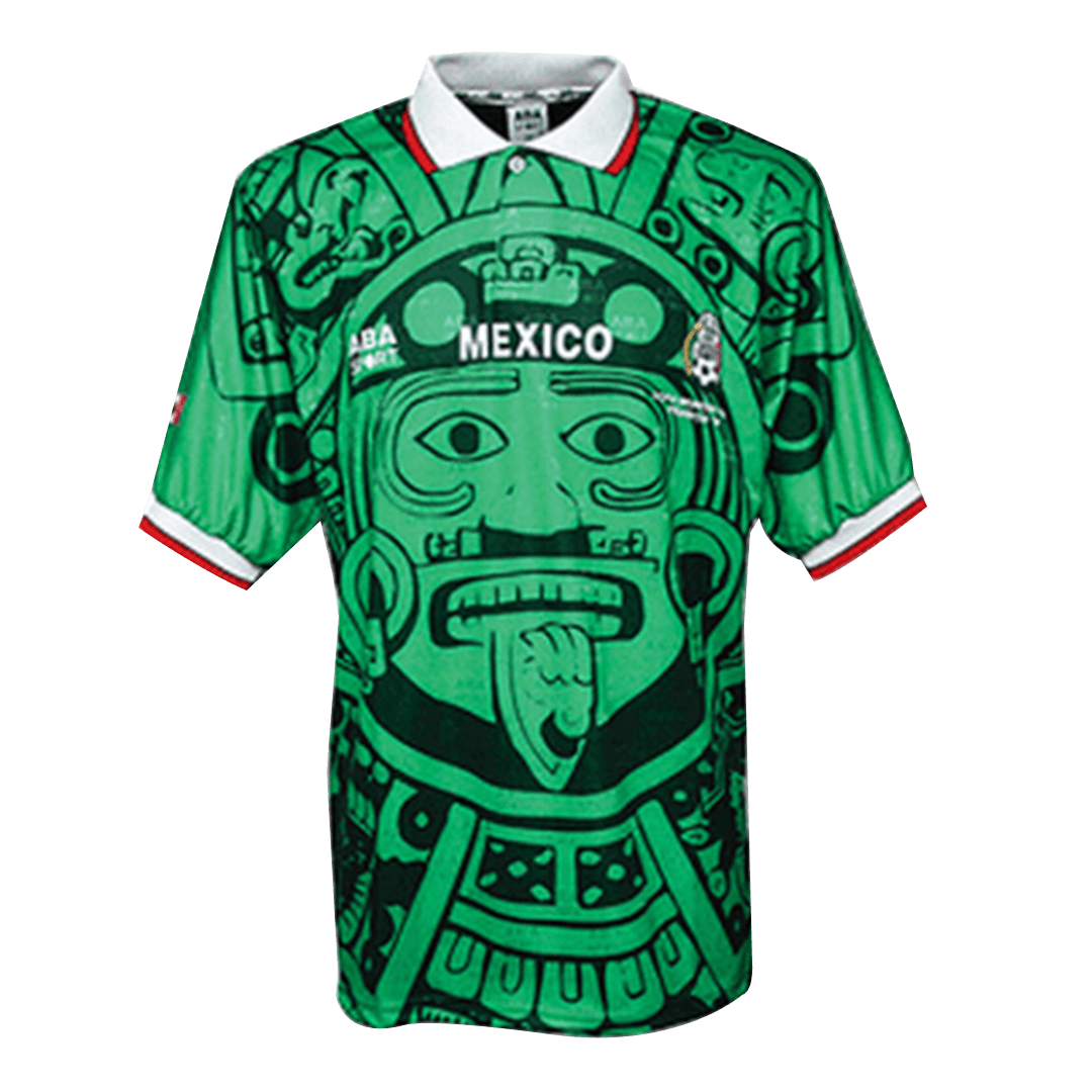 Retro Soccer Jersey Mexico Home 1998 - gogoalshop