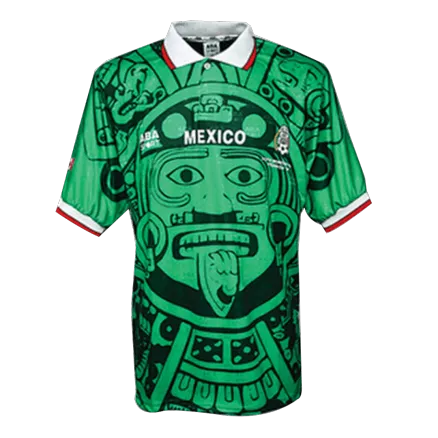 Mexico Vintage Soccer Jerseys Home Kit 1998 - gogoalshop