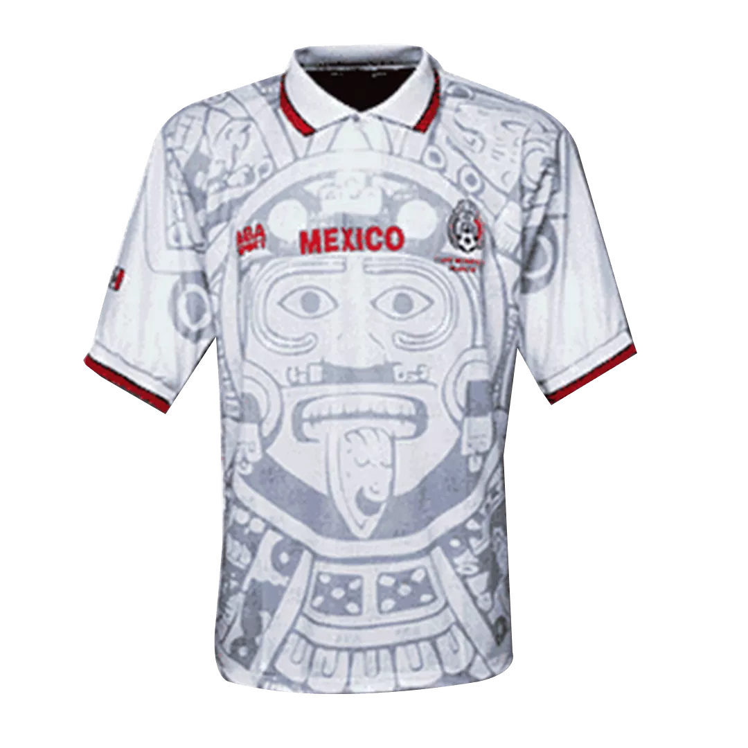 Mexico Vintage Soccer Jerseys Away Kit 1998 - gogoalshop