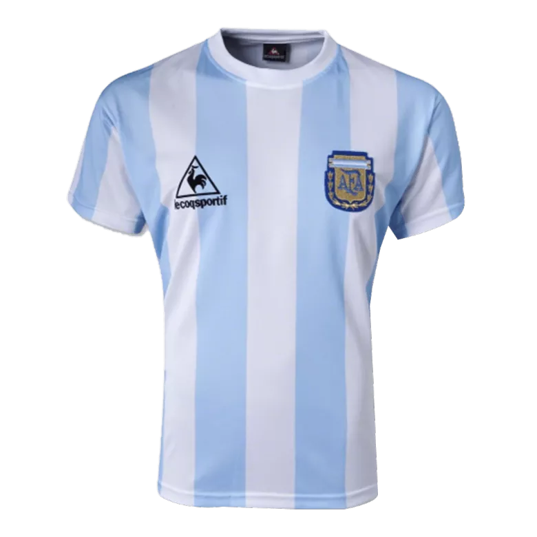 Argentina Home Authentic Soccer Jersey 1986 - gogoalshop