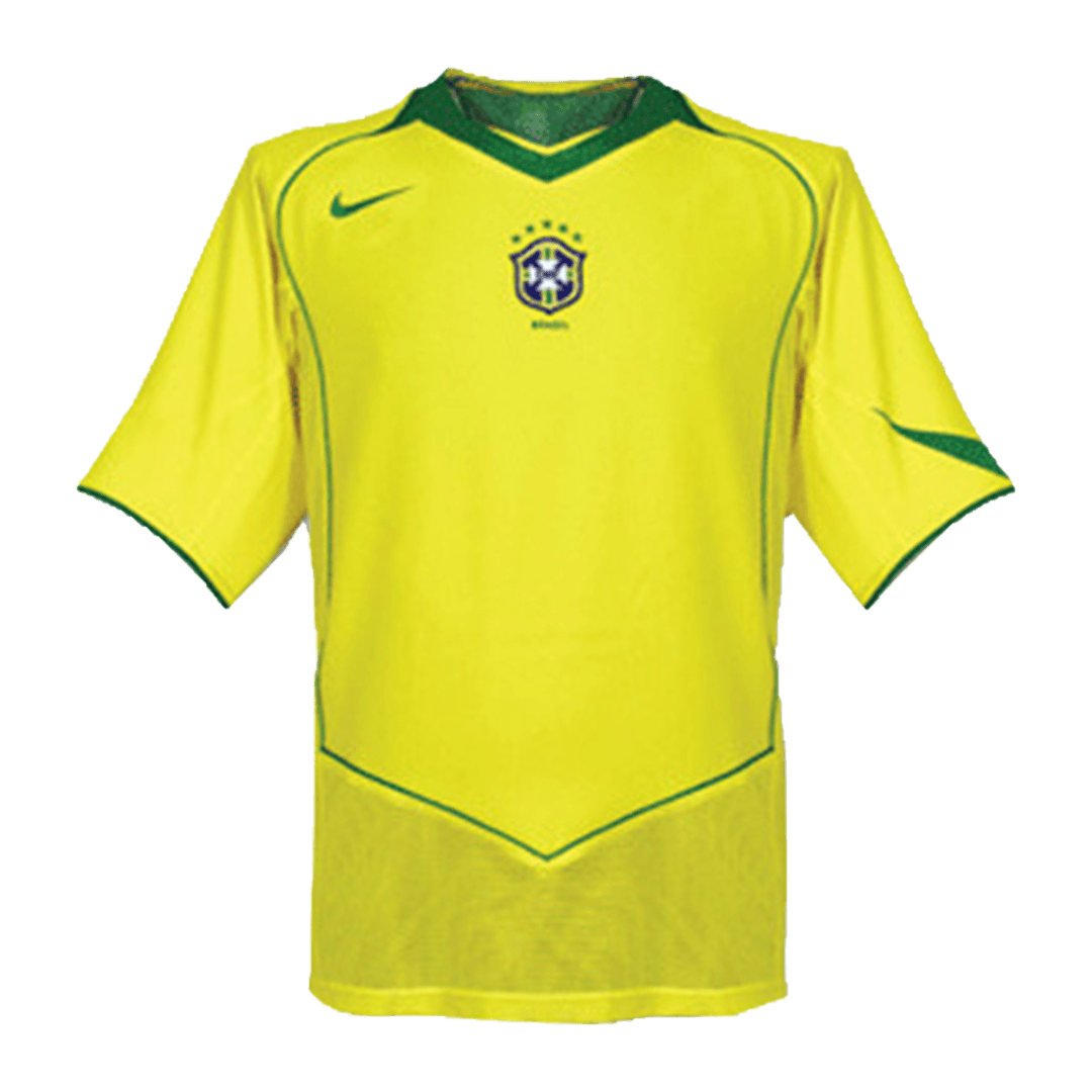 Retro Soccer Jersey Brazil Home 2004 - gogoalshop