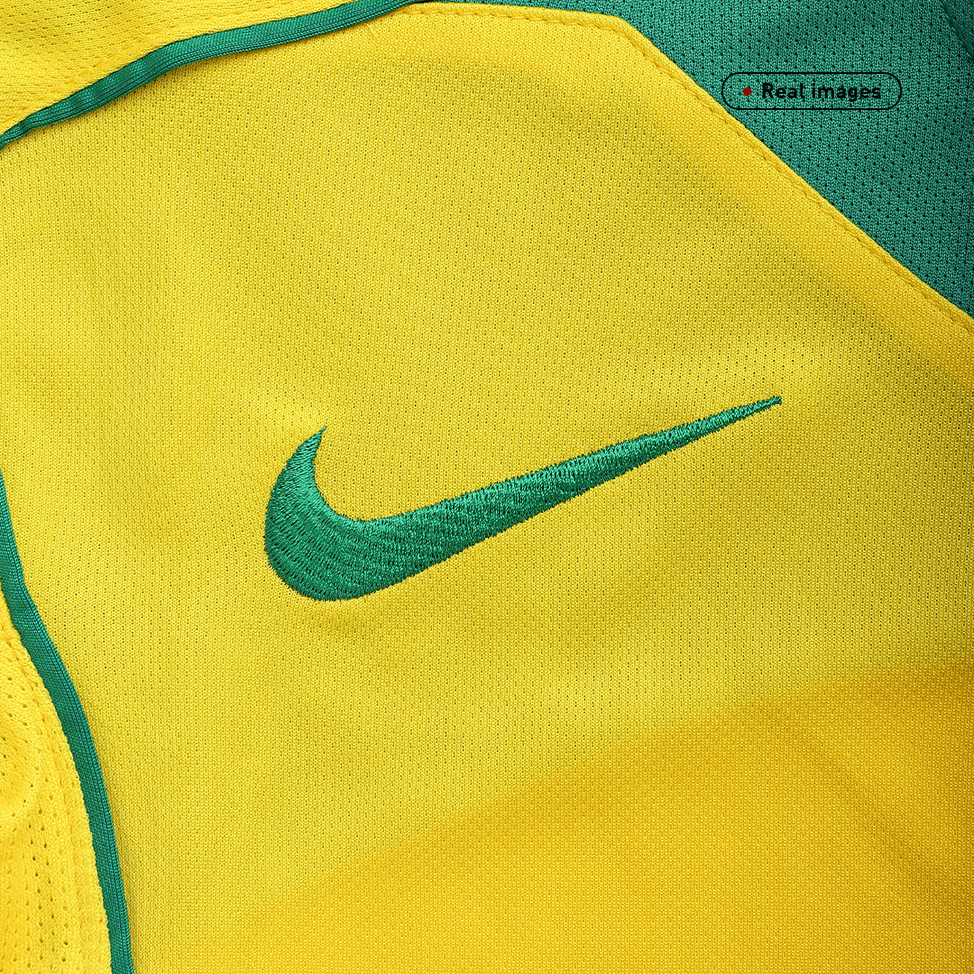 Retro Soccer Jersey Brazil Home 2004 - gogoalshop