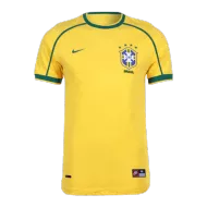Retro Brazil Home Jersey 1998 By Nike - gogoalshop