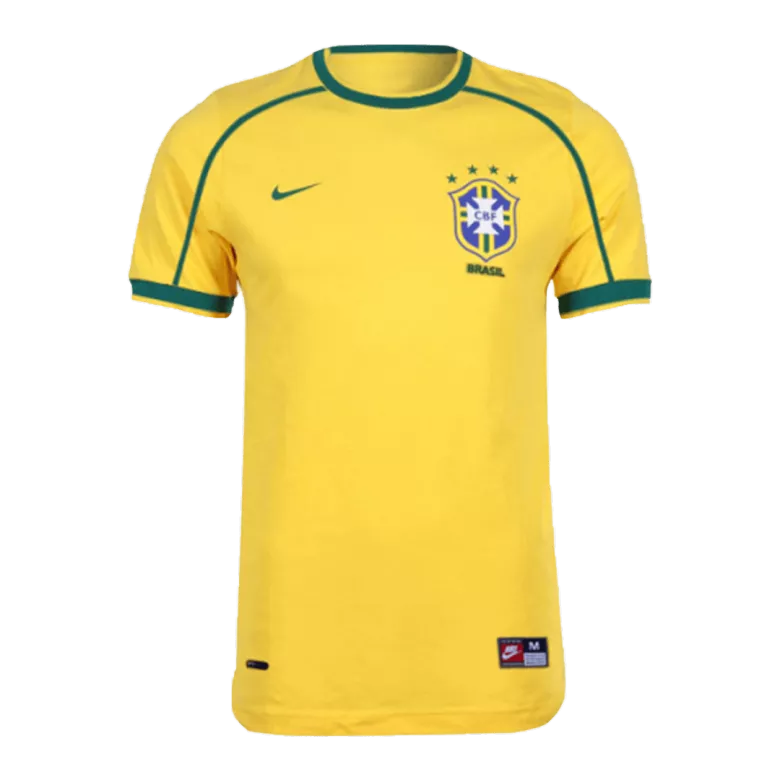 Vintage Soccer Jersey Brazil Home 1998 - gogoalshop