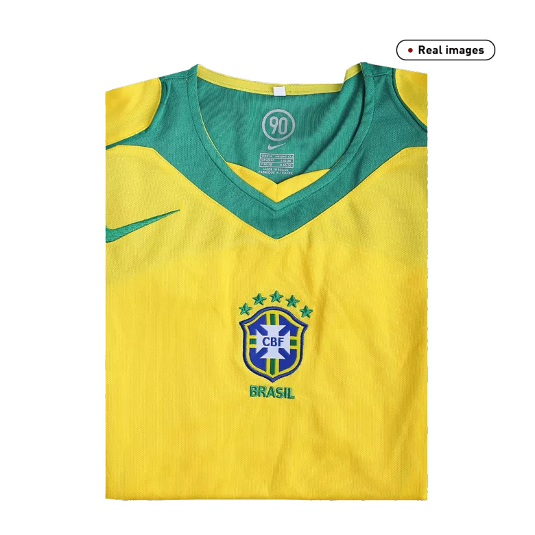 Vintage Soccer Jersey Brazil Home 2004 - gogoalshop