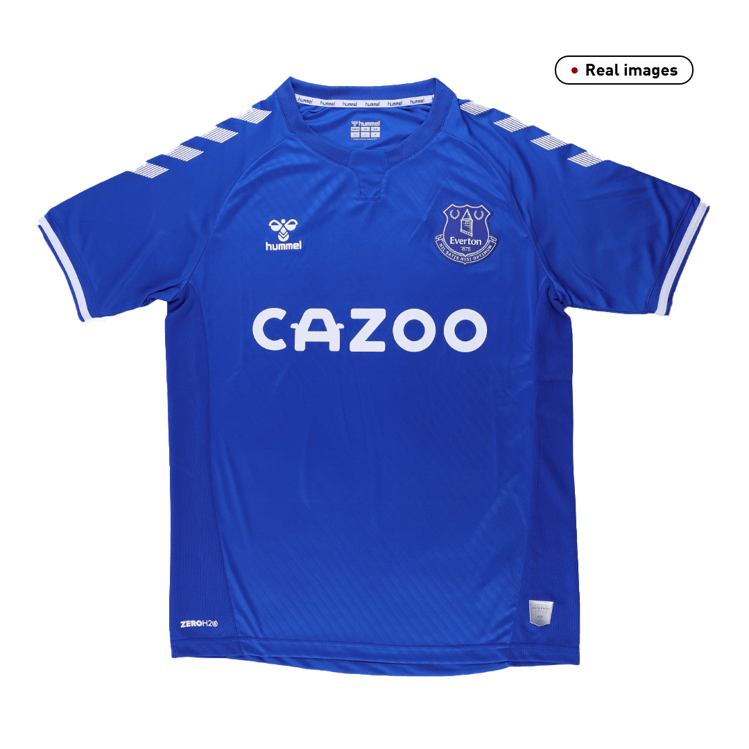 Doucoure 16 New Everton Men's Football Shirt Size S Hummel Home Shirt 