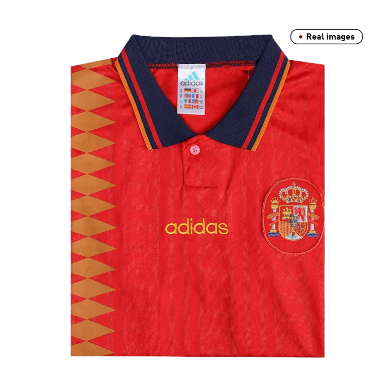 Vintage Soccer Jersey Spain Home 1994 - gogoalshop