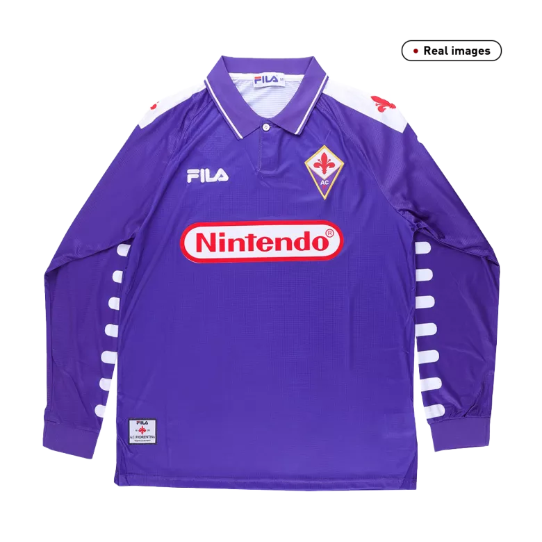 Retro Fiorentina Home Long Sleeve Jersey 1998/99 - gogoalshop