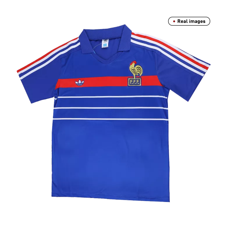 Vintage Soccer Jersey France Home 1984 - gogoalshop