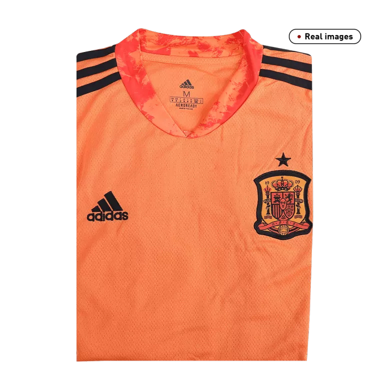 Spain Goalkeeper Long Sleeve Soccer Jersey 2020 - gogoalshop