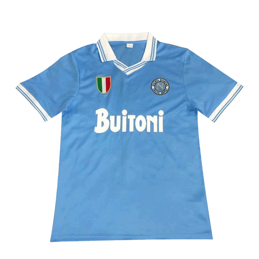 Retro 1990-1991 Napoli Home Soccer Jersey - Team Soccer Jerseys