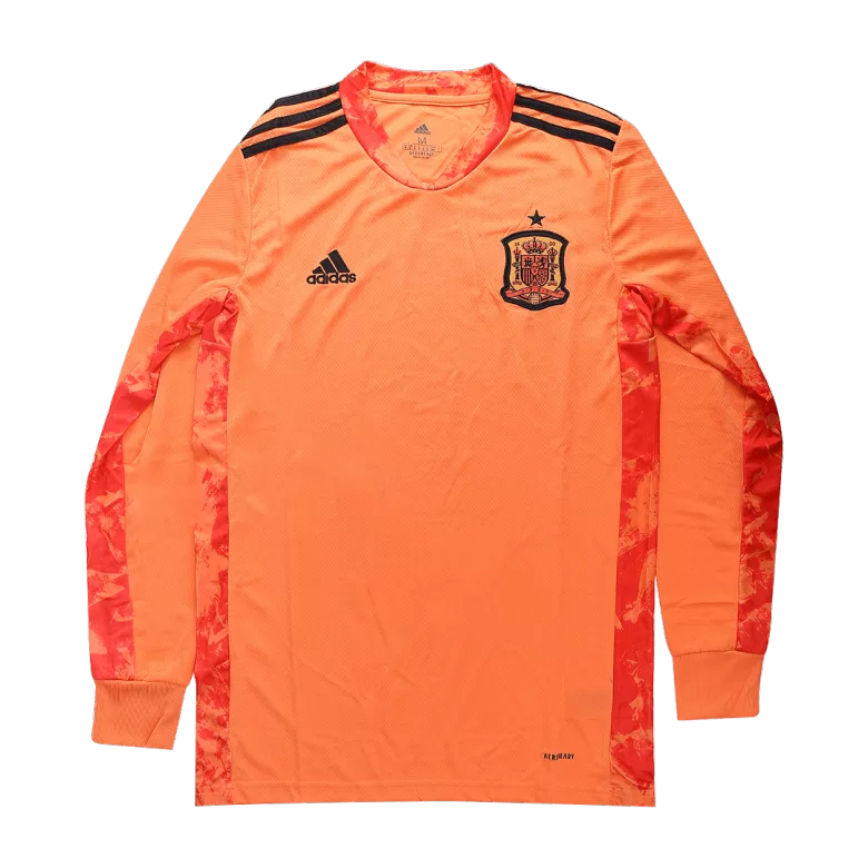 Spain Goalkeeper Long Sleeve Soccer Jersey 2020 - gogoalshop