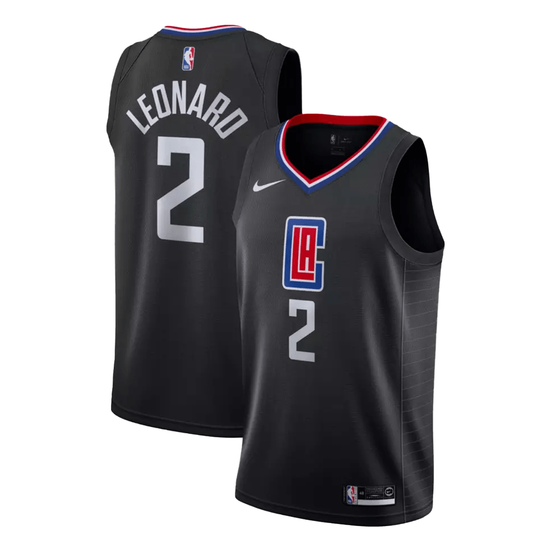 Swingman Kawhi Leonard #2 Los Angeles Clippers Jersey By Nike Black ...