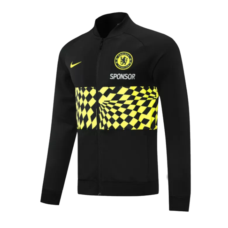 Chelsea Track Jacket 2021/22 - Black&Yellow - gogoalshop